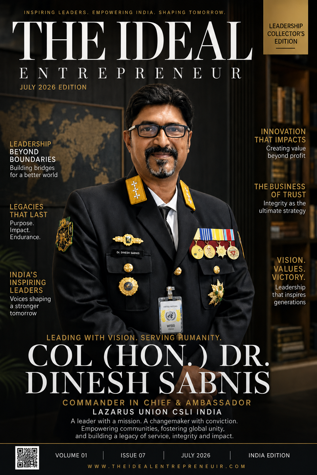Col (Hon.) Dr. Dinesh Sabnis