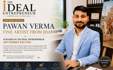 Pawan Verma: Fine Artist from Jhansi Creating Powerful Visual Stories | The Ideal Entrepreneur