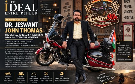 Dr. Jeswant John Thomas: The Dentist Who Turned a Passion for Rare Motorcycles into a Journey of Heritage, Community and Purpose